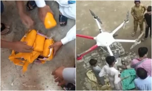 اسمگلنگ کیلئے جدید ٹیکنالوجی: لاہور میں کروڑوں روپے مالیت کی منشیات سے لدا ڈرون گرگیا