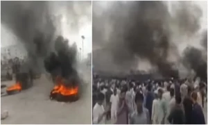کراچی: ڈکیتی مزاحمت پر قتل، نئی سبزی منڈی کے تاجروں کا سپر ہائی وے پر احتجاج