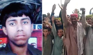 کندھکوٹ: 7 بچوں سمیت 30 سے زائد اغوا، متاثرین کے احتجاج سے سڑکیں بند