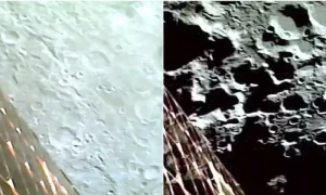 بھارتی خلائی مشن سے لی گئی چاند کی پہلی ویڈیو سامنے آگئی