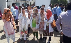 جناح اسپتال میں گرینڈ ہیلتھ الائنس نے احتجاج کی کال دے دی