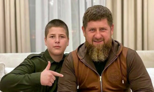 Chechen president&rsquo;s son beats man accused of desecrating Quran