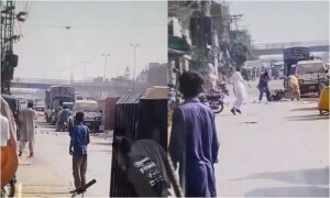 ڈاکو سڑک پر گرے 40 لاکھ رپے چنتے رہے، زخمی راہ گیر دم توڑ گیا