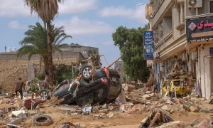 Libya floods wipe out quarter of city, thousands dead