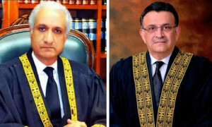 عمر عطاء بندیال اور جسٹس اعجاز الاحسن کیخلاف مس کنڈکٹ کی شکایات بے بنیاد قرار
