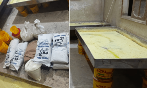 کراچی، غیرمعیاری اسمگل شدہ دودھ بنانیوالے کارخانے پر چھاپہ، 3 ملزمان گرفتار