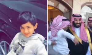 محمد بن سلمان نے بچے کی خواہش پر اپنی مہنگی مرسڈیز تحفے میں دیدی