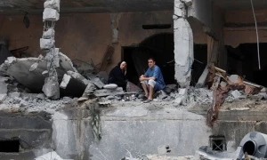 Palestinians in Gaza say Israeli bombardment feels like new &lsquo;Nakba&rsquo;