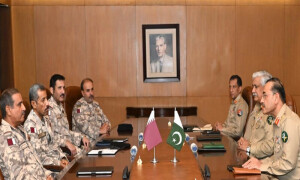 پاکستان، قطر کے ساتھ برادرانہ تعلقات کو قدر کی نگاہ سے دیکھتا ہے، آرمی چیف