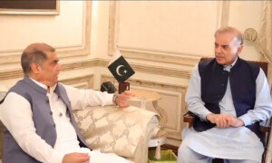 شہباز شریف سے حنیف عباسی کی ملاقات، ایفی ڈرین کیس میں بریت پر مبارکباد