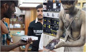 بھکاری نے سکوں سے آئی فون 15 پرو میکس خرید لیا