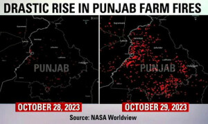 ناسا کی سیٹلائٹ تصاویر نے پنجاب میں اسموگ کی وجہ کا بھانڈا پھوڑ دیا
