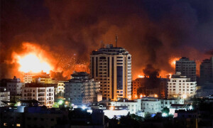 صیہونی فوج کی بمباری سے مزید 300 فلسطینی شہید، امریکا کی غزہ پٹی پر قبضے کی مخالفت