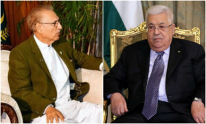 صدر عارف علوی کا فلسطینی ہم منصب سے ٹیلی فونک رابطہ، اسرائیلی حملوں کی مذمت