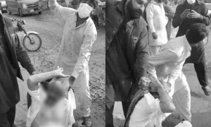 لاہور میں بزرگ شہری کو گاڑی سے نکال کر 100 جوتے مارے گئے، ویڈیو وائرل
