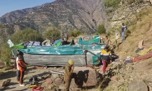 At least 30 people killed in Indian occupied Kashmir bus crash: Police