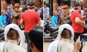 کیا نانا پاٹیکر نے اپنے پرستار کو تھپڑ مارا؟