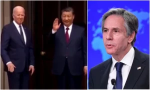 چینی صدر کیلئے بائیڈن کے نامناسب لفظ کے استعمال پر امریکی وزیر خارجہ کو جھٹکا، ویڈیو وائرل