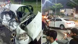 ڈیفنس کار حادثہ: ملزم کے والد کو گرفتار کرنے سے روک دیاگیا، دوست گرفتار