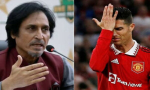 &rsquo;سوکھے نشے کے اثرات&lsquo;، رمیز راجہ کا رونالڈو سے متعلق انکشاف سن کر لوگوں نے سر پیٹ لیے
