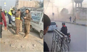 پشاور کے ورسک روڈ بابو گڑھی میں دھماکا، ویڈیو سامنے آگئی