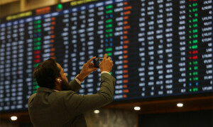 اسٹاک مارکیٹ میں مسلسل تیزی، 100 انڈیکس نئی ریکارڈ بلندی پر بند