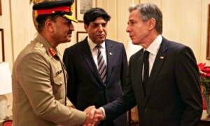 آرمی چیف کی امریکی حکام سے ملاقاتیں، مسئلہ کشمیر اٹھا دیا