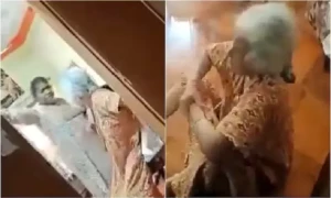 ساس کو پیٹنے والی خاتون کی ویڈیو وائرل، پولیس نے گرفتار کرلیا