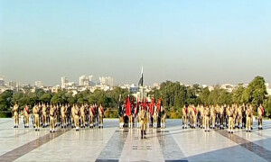 قائد اعظم کا 147واں یومِ ولادت، مزار قائد پر پُروقار تقریب