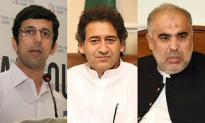 نیب نے اسد قیصر، عاطف خان اور شہرام ترکئی کو 10 جنوری کو طلب کرلیا
