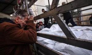 &lsquo;Exhausted&rsquo; Gazans desperate for war to end as Israel presses offensive