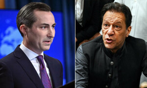 &rsquo;پاکستان میں فوجی اڈے&lsquo;: امریکا نے عمران خان کے الزامات مسترد کردیے