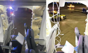 &lsquo;Nightmare&rsquo;: Alaska Airlines plane section blows out mid-air