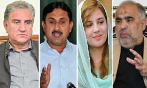 اسد قیصر، زرتاج گل، دستی سمیت پی ٹی آئی رہنماؤں کے کاغذات منظور، قریشی نااہل قرار