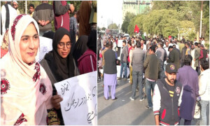 کراچی : لیاری کے جیالوں کا بلاول ہاؤس کا رُخ، ٹکٹس کی غیرمنصفانہ تقسیم پر احتجاج