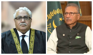 استعفے پر غلط تاریخ: جسٹس مظاہر نقوی کے سیکرٹری نے صدر مملکت کو مراسلہ ارسال کردیا