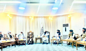 فضل الرحمان کی کابل میں ملاعبدالغنی برادر، ملا یعقوب اور سراج حقانی سے ملاقاتیں