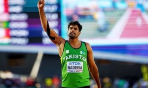 ایتھلیٹ ارشد ندیم نے پیرس اولمپکس کو اپنا ہدف بنالیا