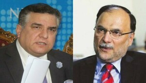 پی ٹی آئی کے ٹکٹ کا الزام : دانیال عزیز کا احسن اقبال کو نوٹس بھیجنے کا اعلان