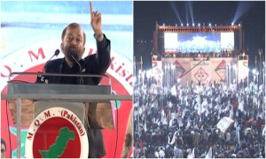 8سال بعد ایم کیو ایم کا کراچی میں بڑا جلسہ: آج نکاح ہوا، 8 فروری کو ولیمہ کھائیں گے، فاروق ستار