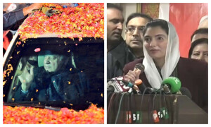 نواز شریف کی این اے 130 میں ریلی، این اے 27 میں آصفہ نکل آئیں