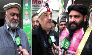 &rsquo;جمہوریت کا حسن&lsquo;: ایک ہی خاندان کے 3 امیدوار ایک دوسرے کے مقابل