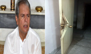 جاوید ہاشمی کی رہائش گاہ پر چھاپہ، داماد اور نواسہ گرفتار