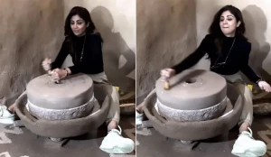 اب چکی چلانا &rsquo;مشقت&lsquo; نہیں، جسمانی خوبصورتی کی ضمانت ہے
