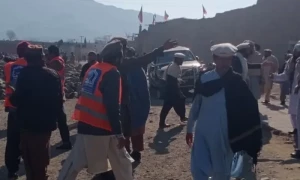 جنوبی وزیرستان: پی ٹی آئی پارلیمینٹرین کے امیدوار کی گاڑی کے قریب دھماکہ