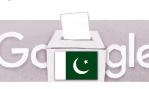الیکشن 2024: گوگل ڈوڈل بھی پاکستان کے رنگ میں رنگ کیا