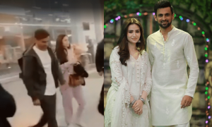 شعیب ملک اور ثناء جاوید ملتان پہنچ گئے