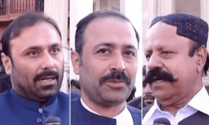 اسمبلی کا رکن بننے والے باپ اور دو بیٹوں نے حلف اٹھالیا