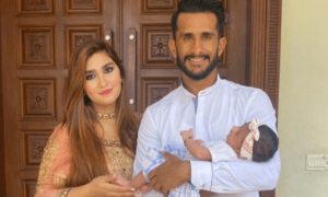دوسرے بچے کی پیدائش، حسن علی نے نومولود کا نام شئیر کر دیا