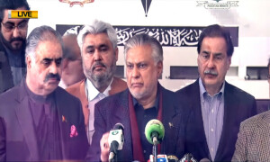 وزیر اعلیٰ اور گورنر بلوچستان کا فیصلہ کل تک ہوجائے گا،اسحاق ڈار